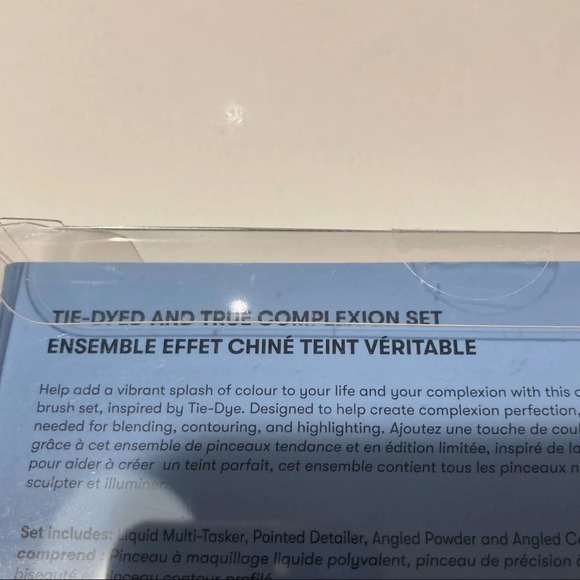 QUO  Makeup Brush Set Tie-Dyed & True Complexion Set of 4 NWT - Picture 3 of 5